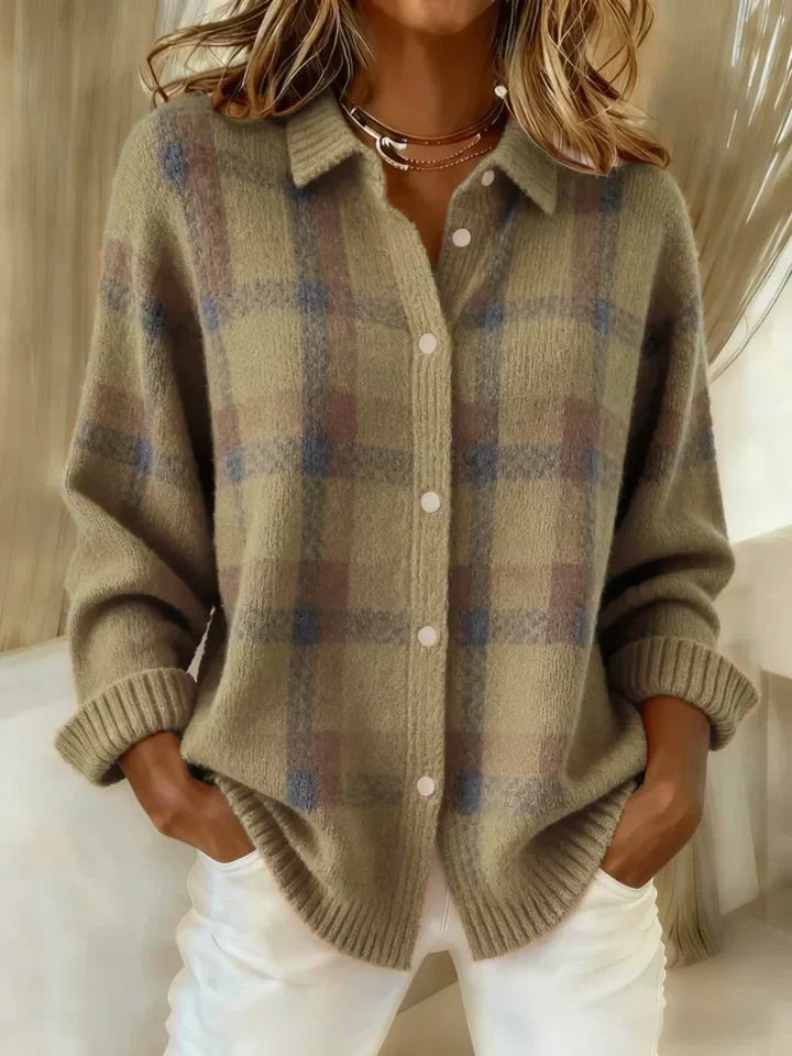 Victoria | Retro Check Sweater