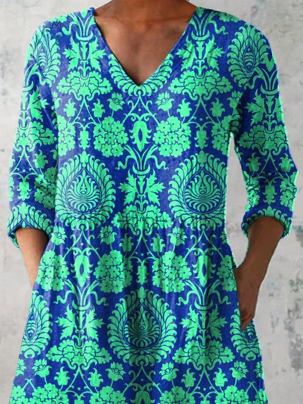Beatrix | Blouse longue à col en V