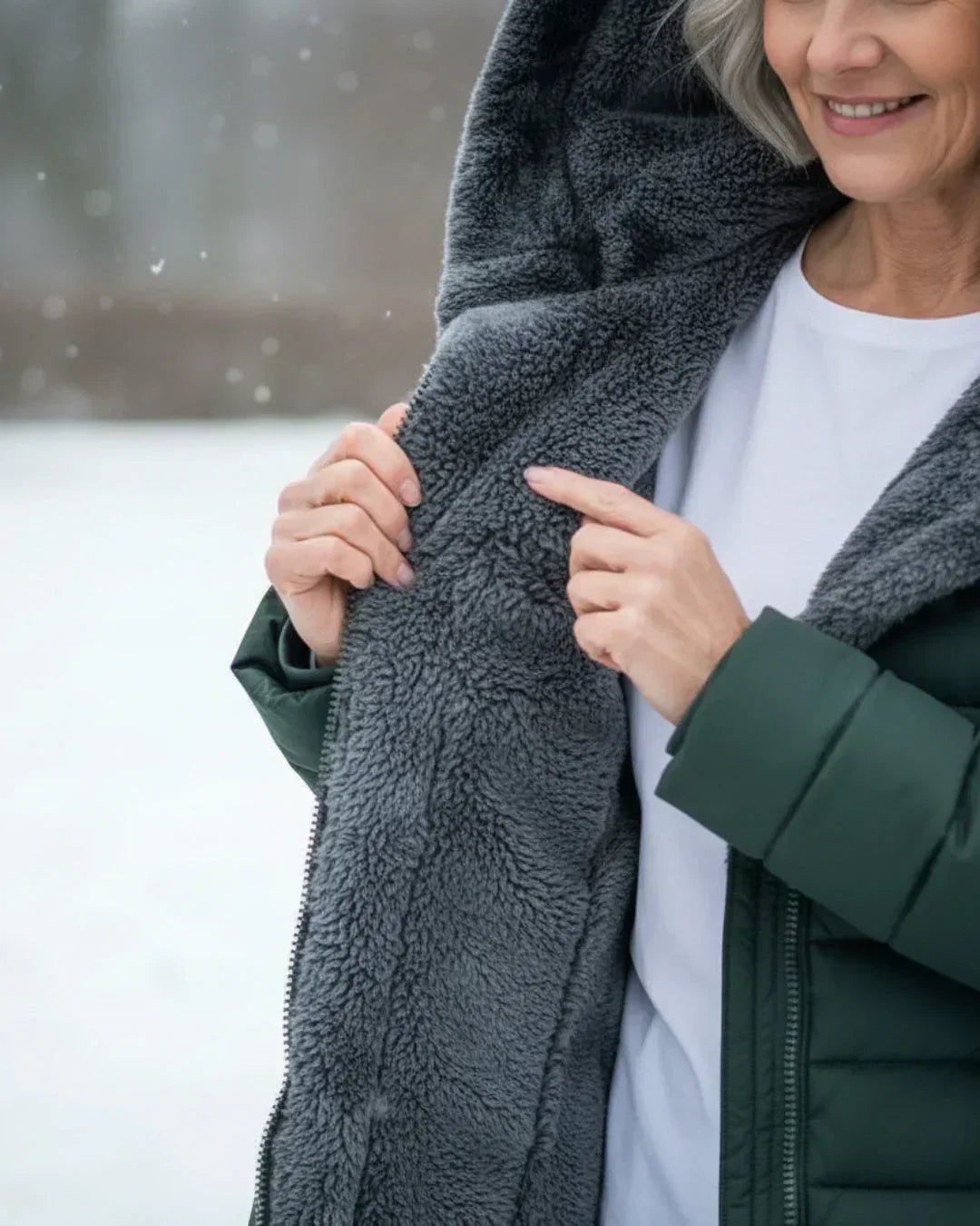 Georgina | Manteau d'Hiver Matelassé