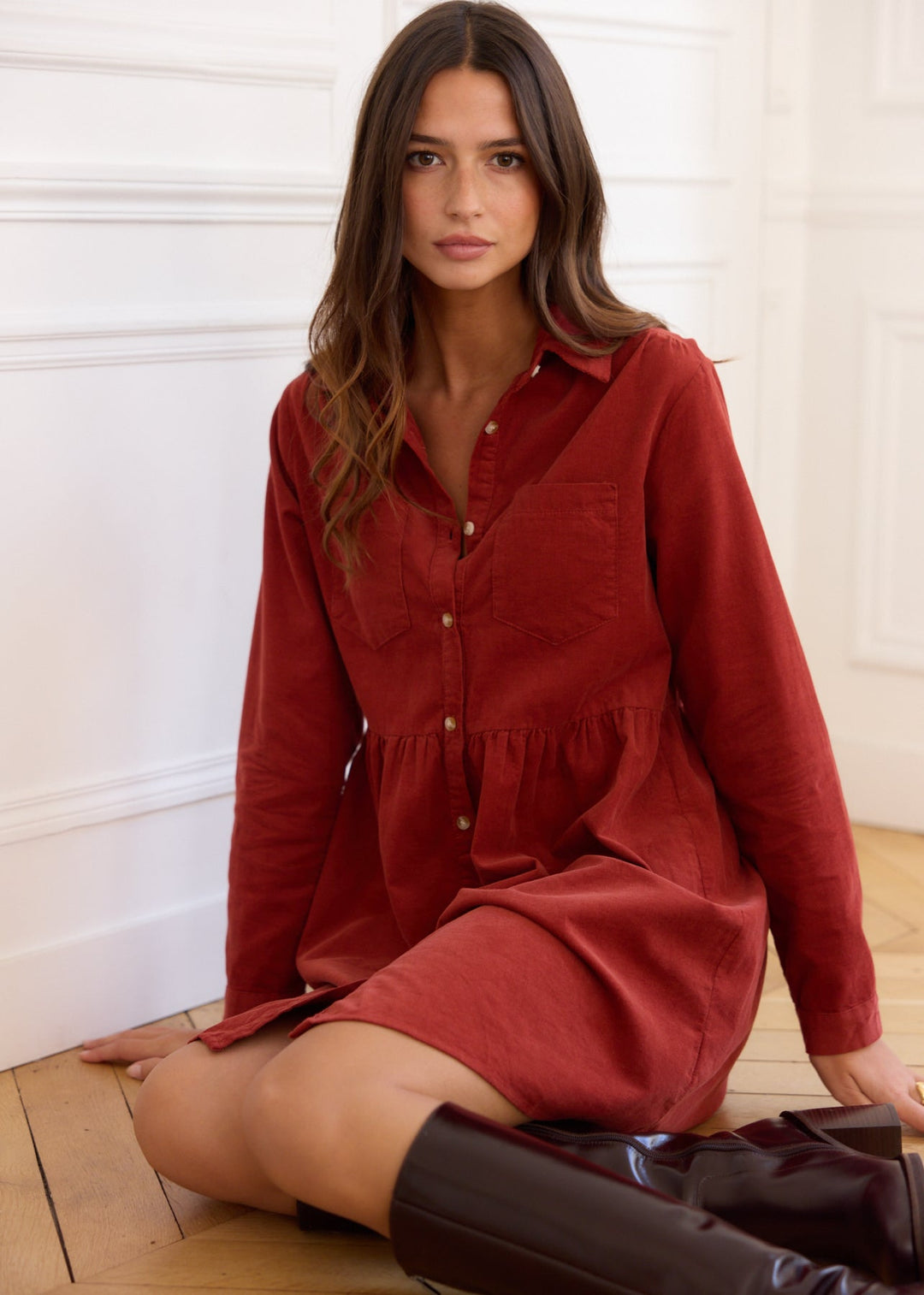 Fontaine™ | Elone – Robe fluide au tombé élégant