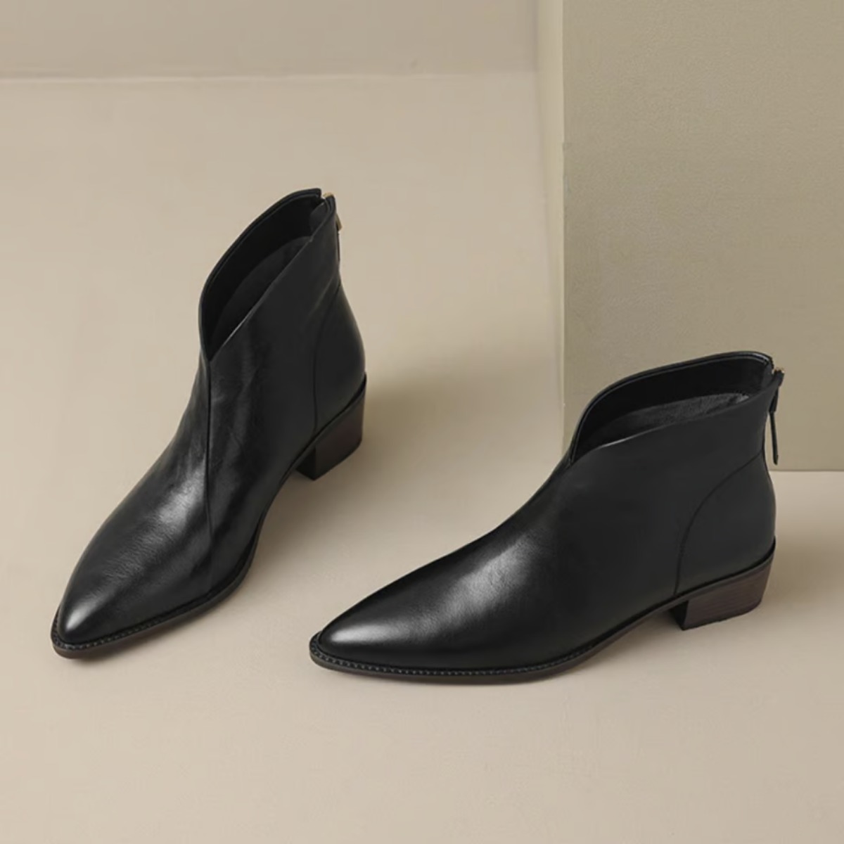 FONTAINE | Bottines Élégantes en Cuir