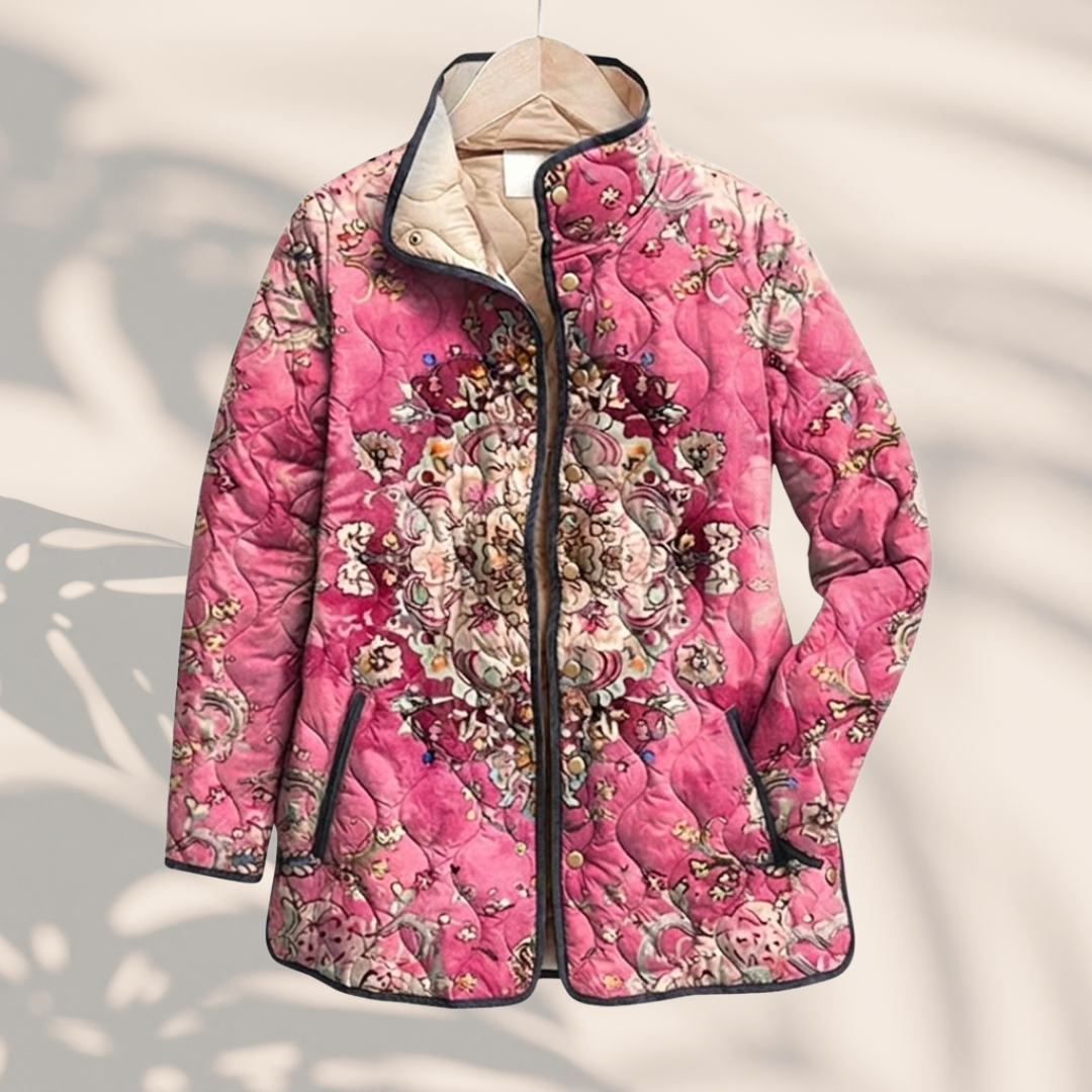 Willow™ | Artistic Quilted Button Jacket