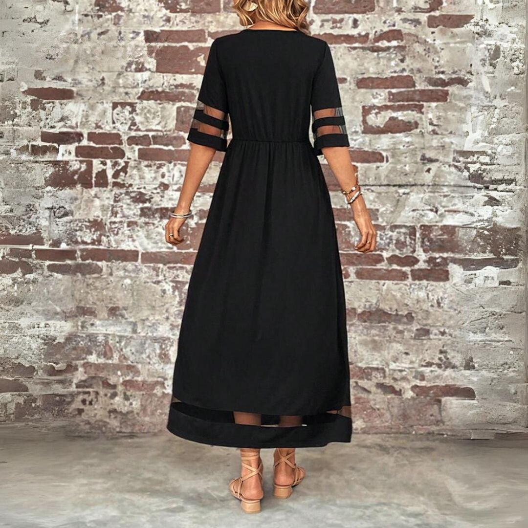 Fontaine™ | Aubrey – Robe midi gainante à effet ventre plat