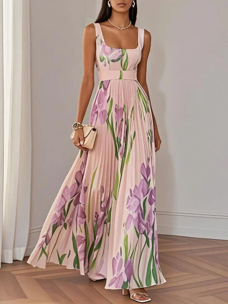 Bonnie™ | Elegant Pleated Maxi Dress