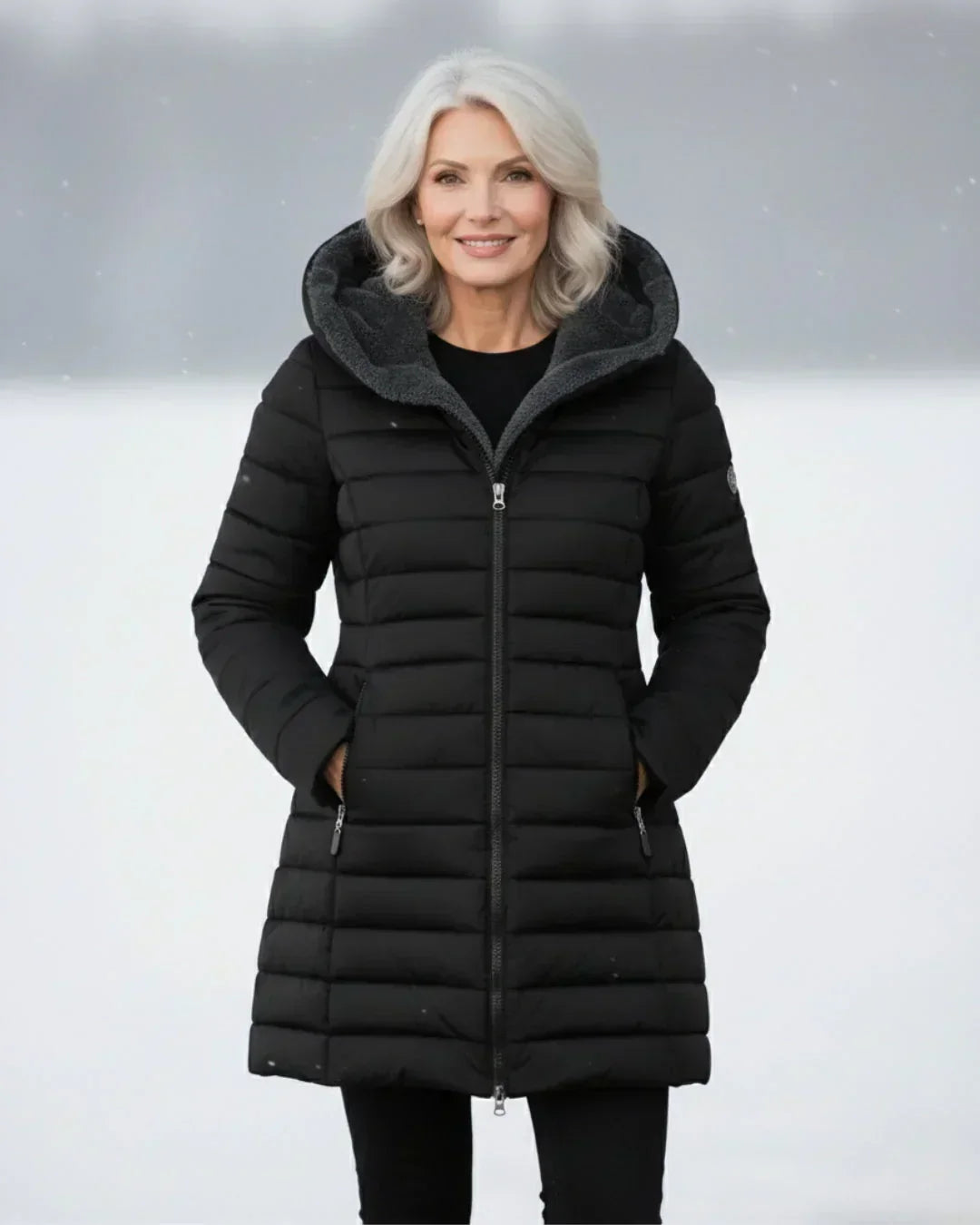 Georgina | Manteau d'Hiver Matelassé