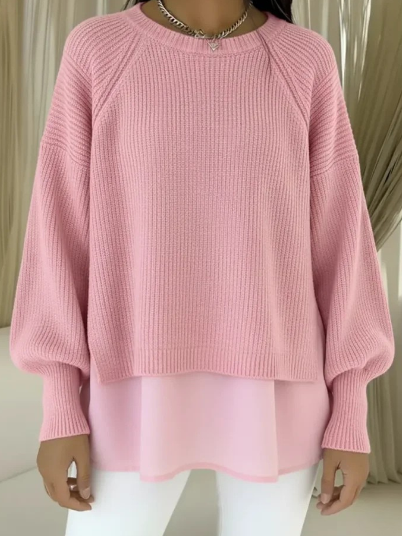 Capucine | Pull Effet Superposé