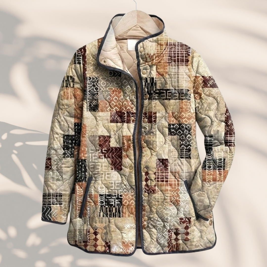 Willow™ | Artistic Quilted Button Jacket