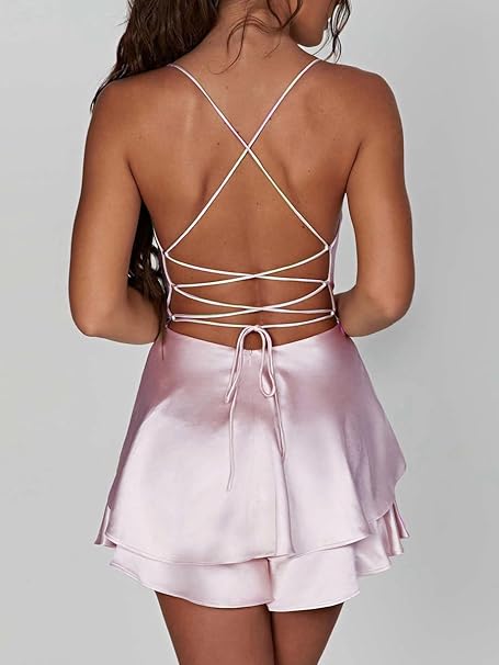 Gaby™  Elegant Satin Slip Dress