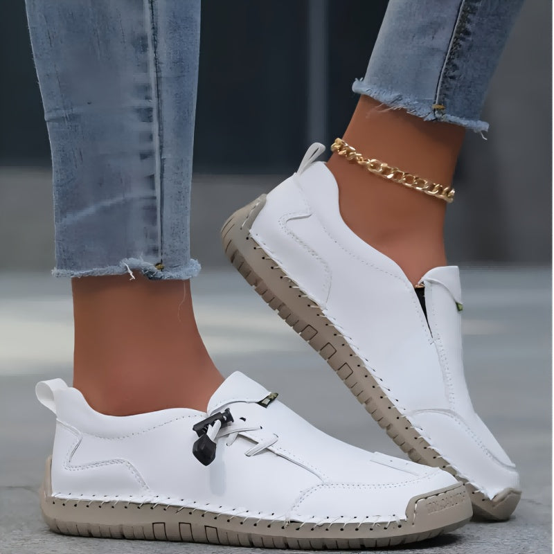 FONTAINE | Mocassins Confort Piqués Main Mathilde