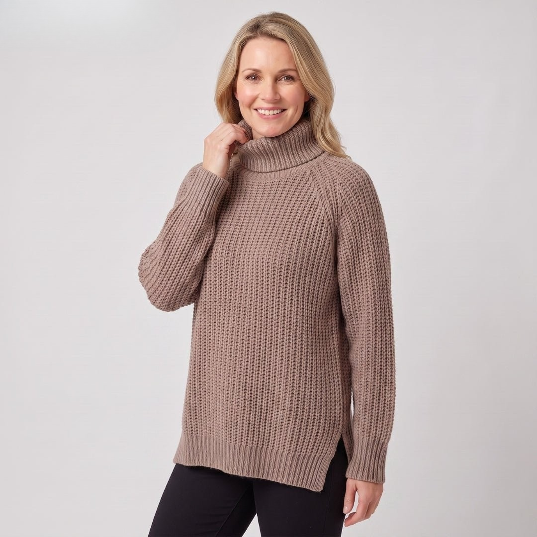 Emma™ Elegant Turtleneck Sweater