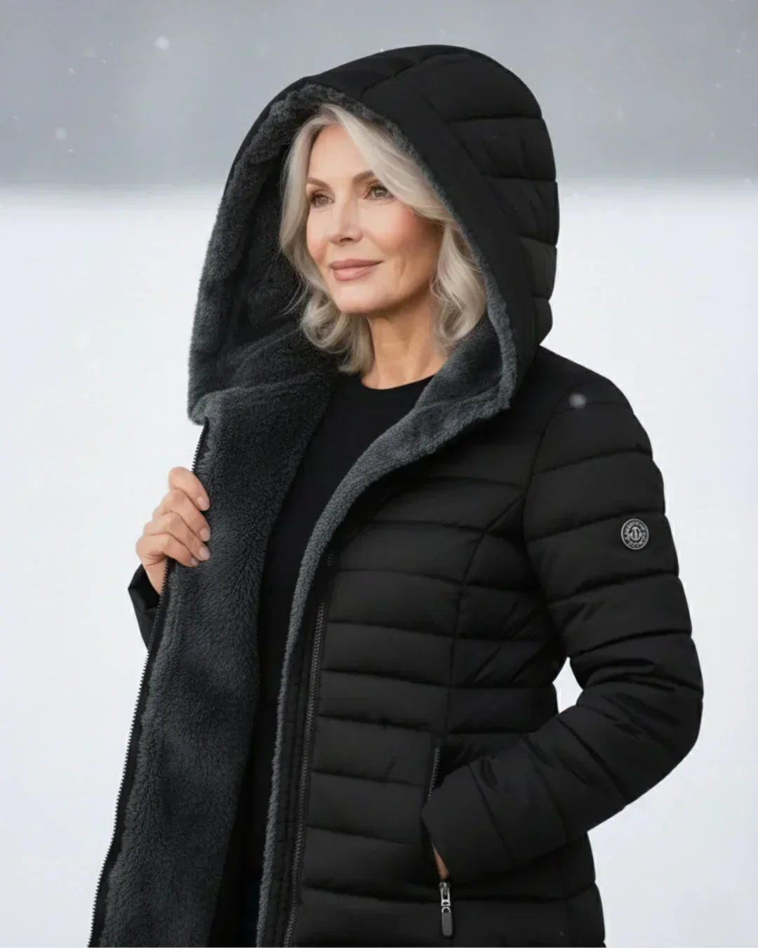 Georgina | Manteau d'Hiver Matelassé