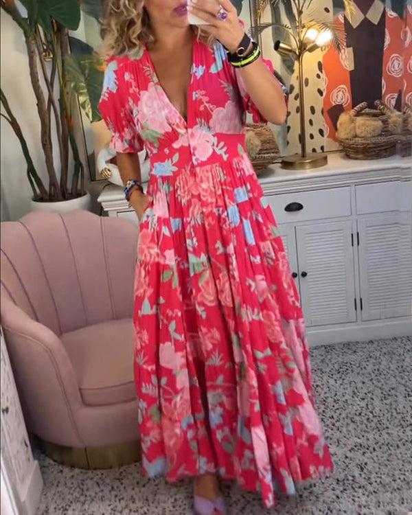 Fontaine™ | Floriana – Robe florale vibrante