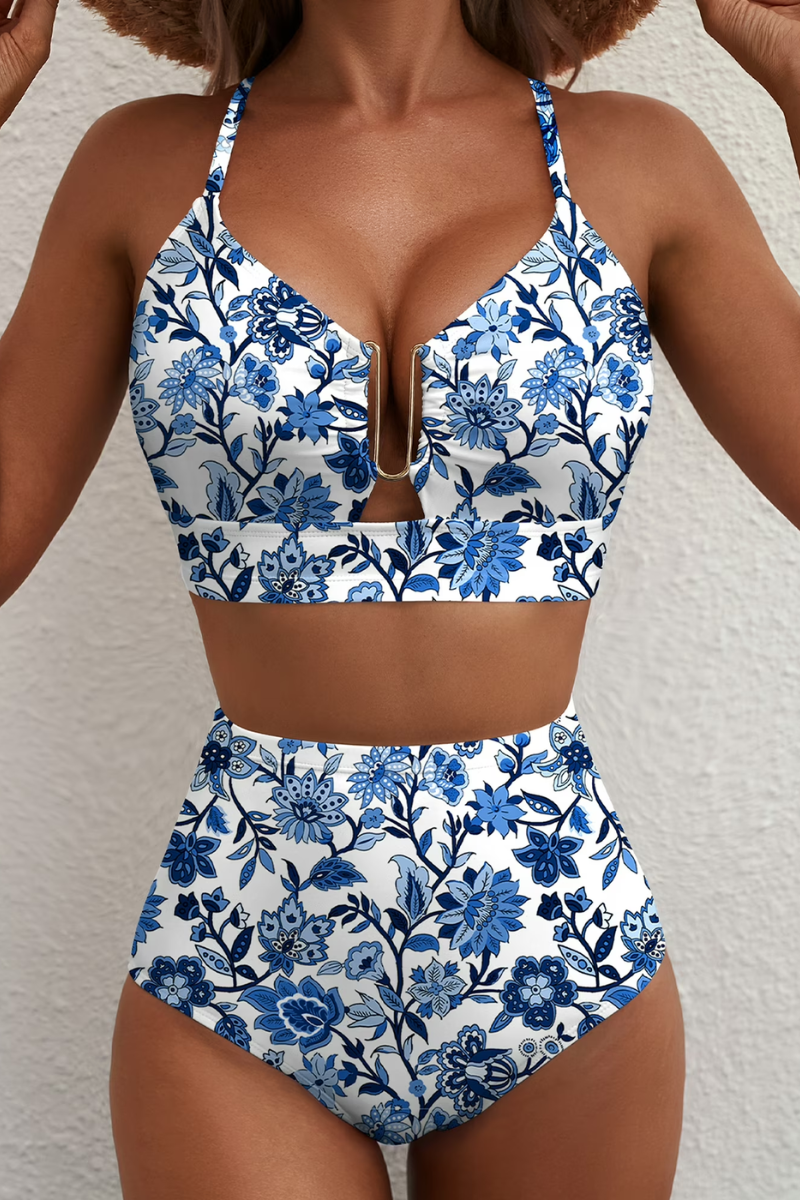 Fontaine™ | Léa – Bikini taille haute à carreaux