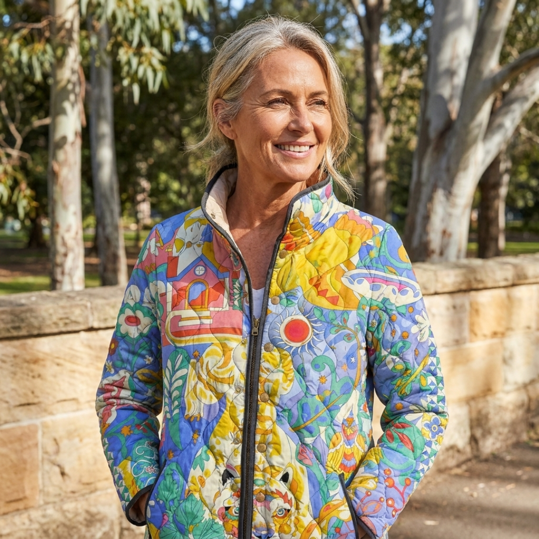 Willow™ | Artistic Quilted Button Jacket