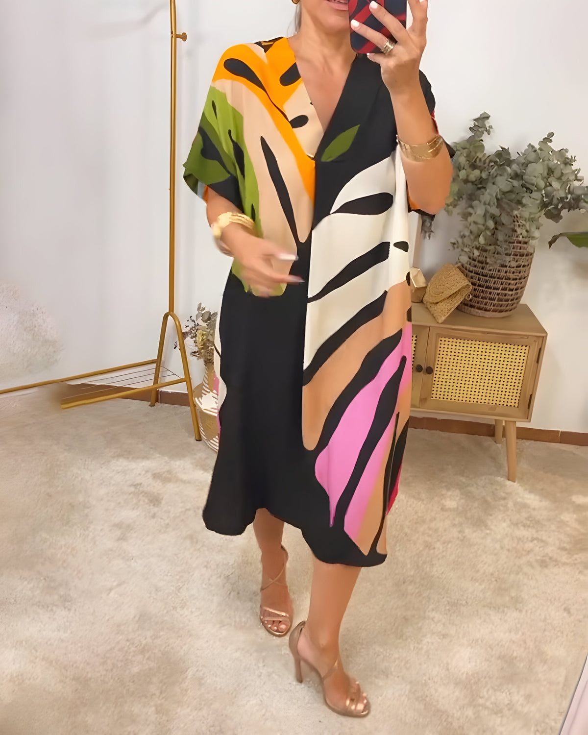 Fontaine™ | Rianna – Robe à imprimé abstrait