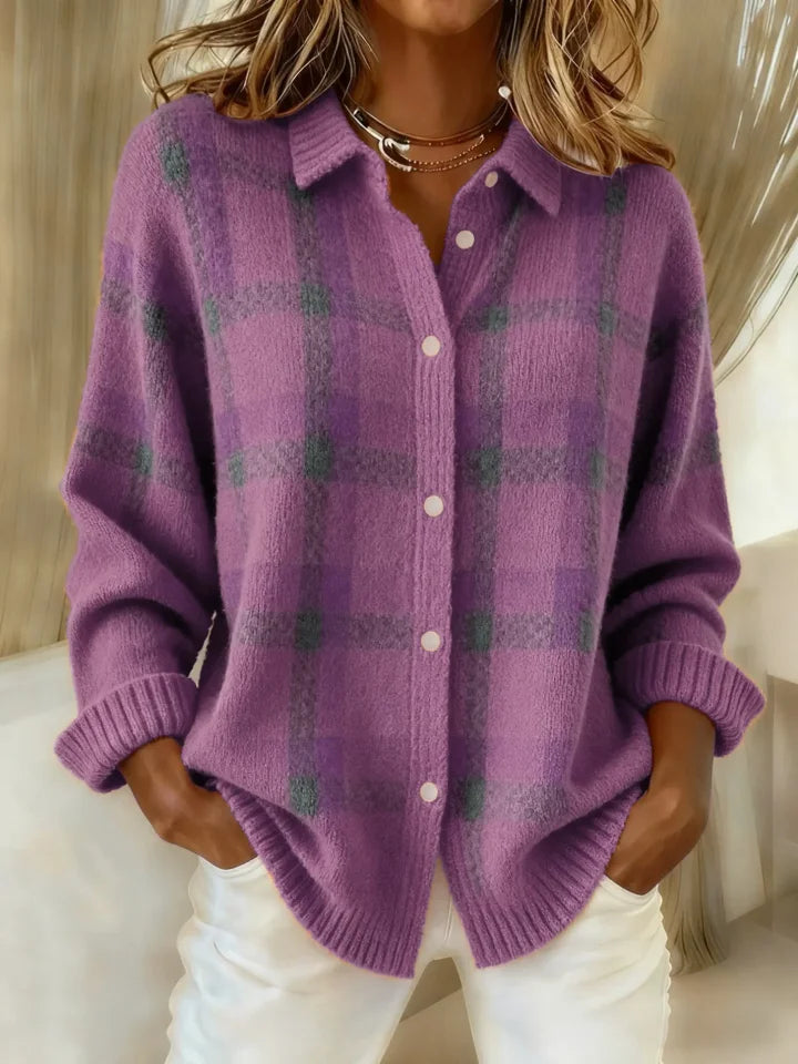 Victoria | Retro Check Sweater