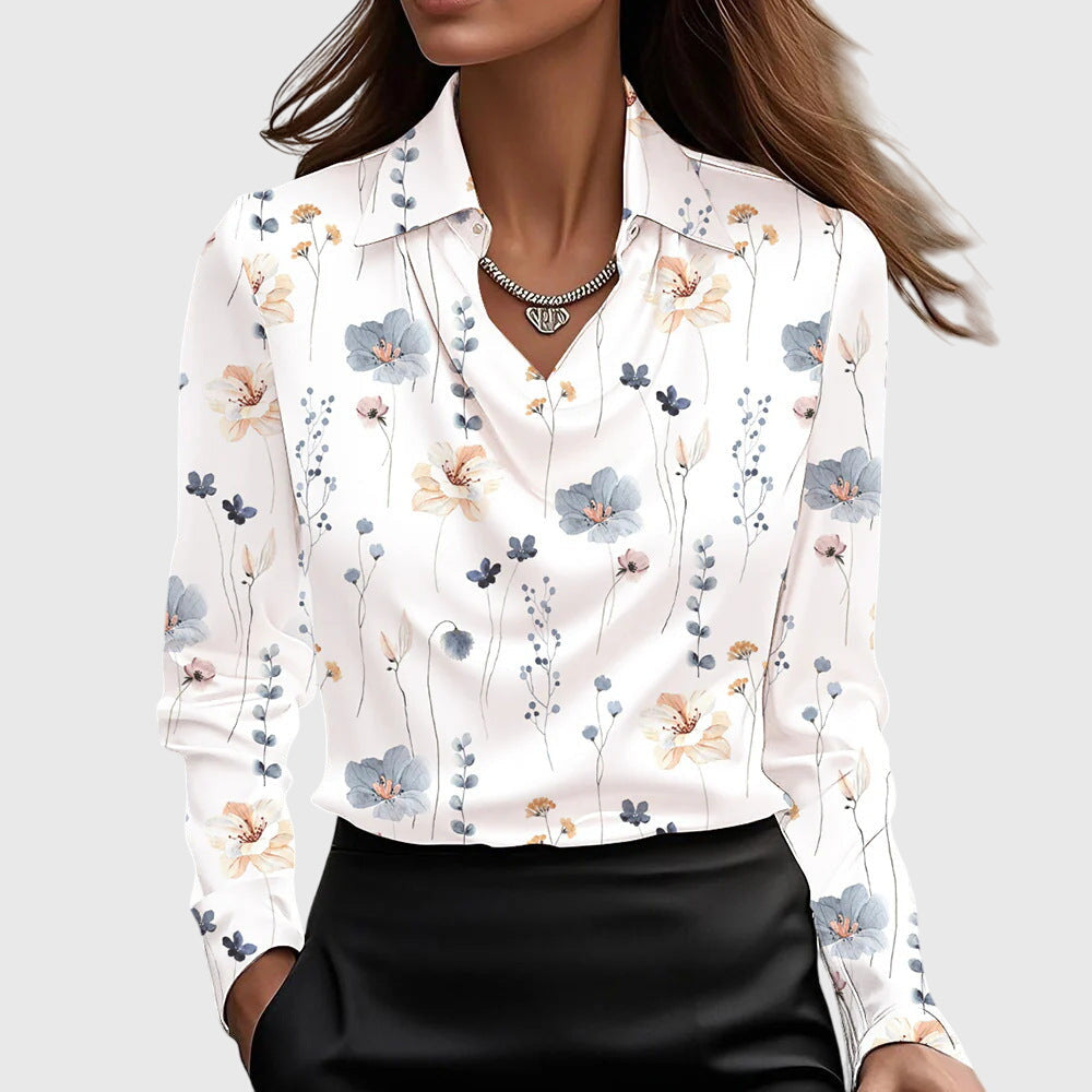 Brooklyn – Elegant Satin Blouse