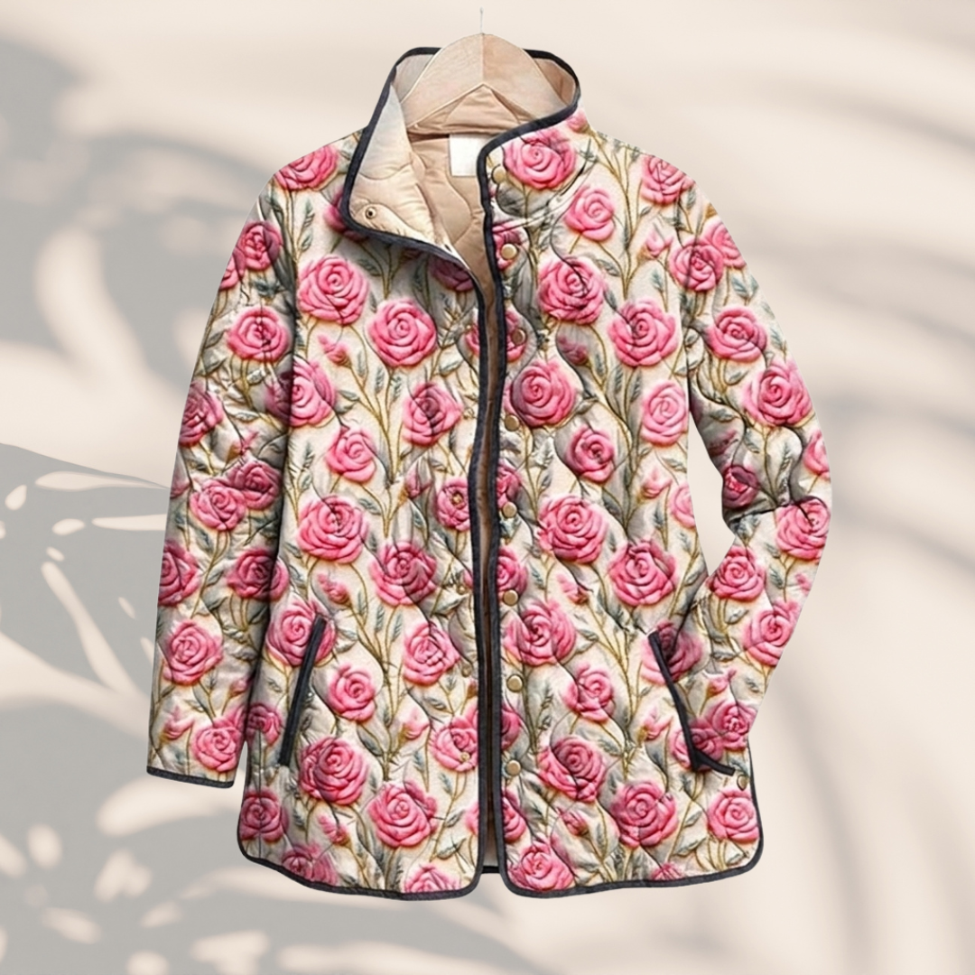 Willow™ | Artistic Quilted Button Jacket