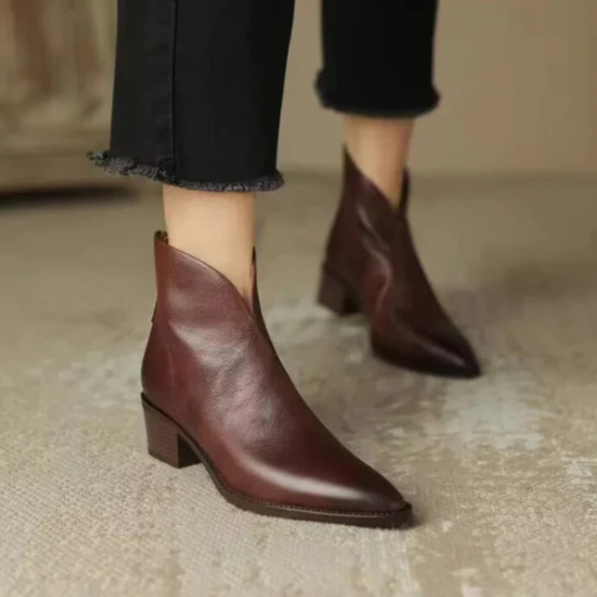 Margaret | Leather Boots