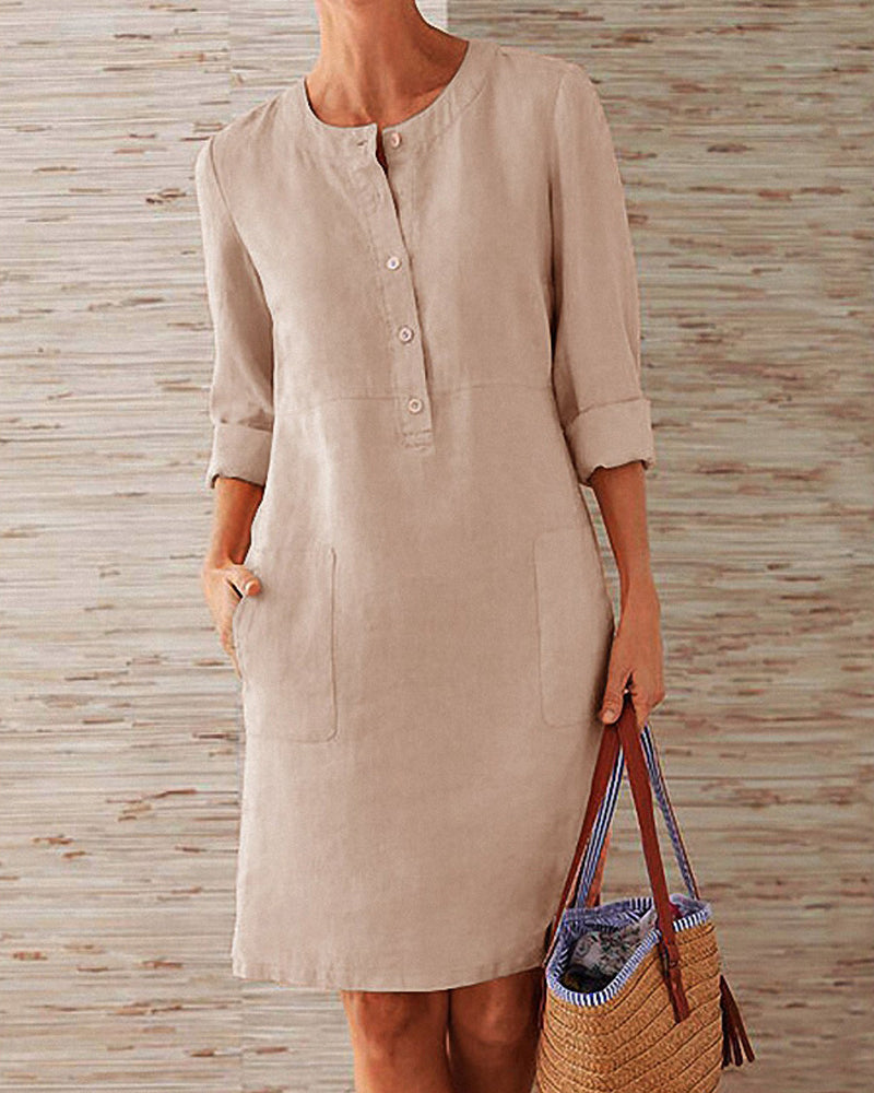 Daphne™  Elegant Plain Dress
