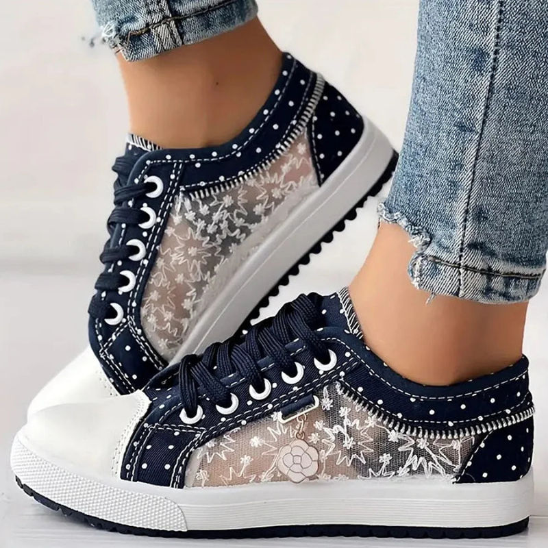 FONTAINE | Baskets Élégantes en Dentelle