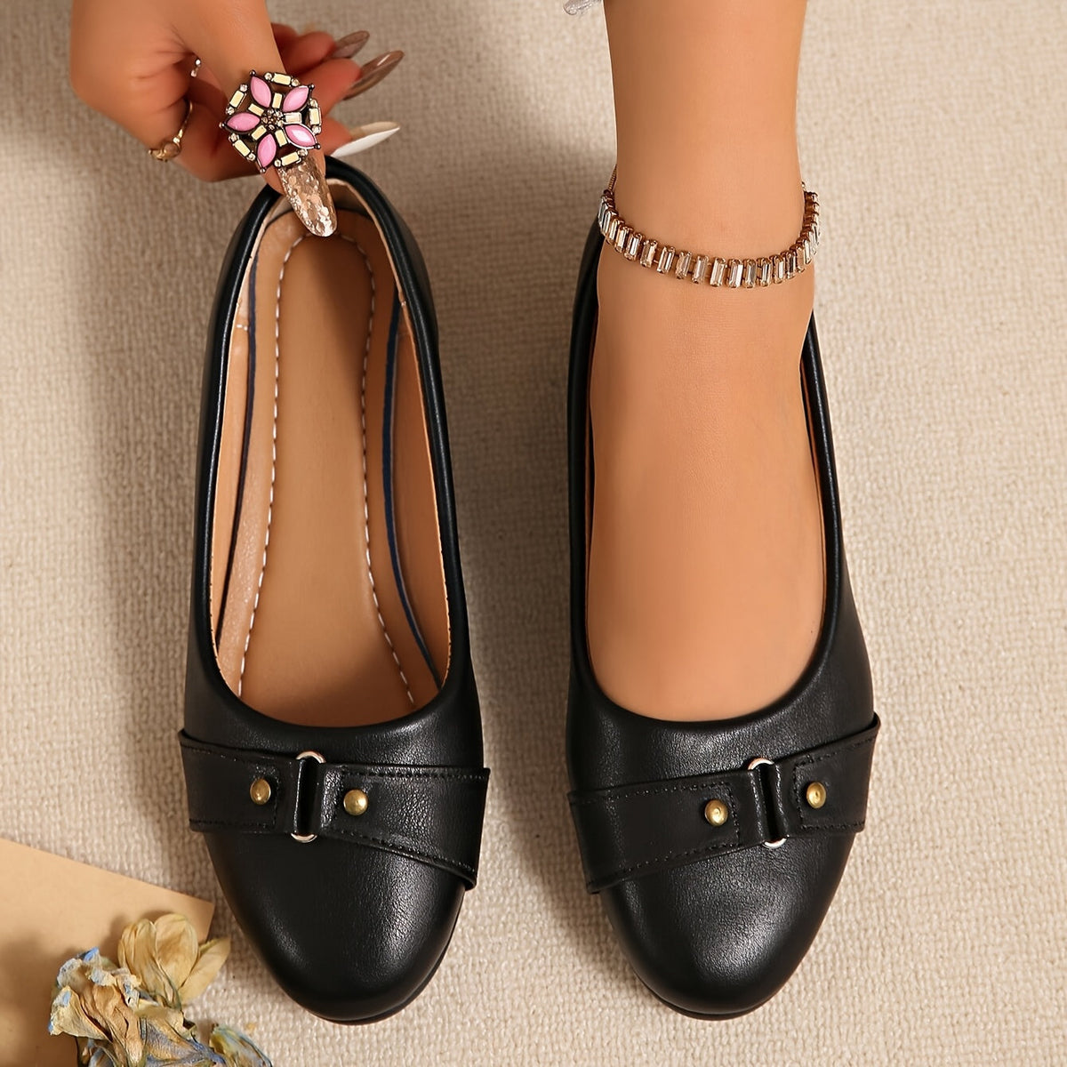 FONTAINE | Ballerines Compensées Confort Aveline