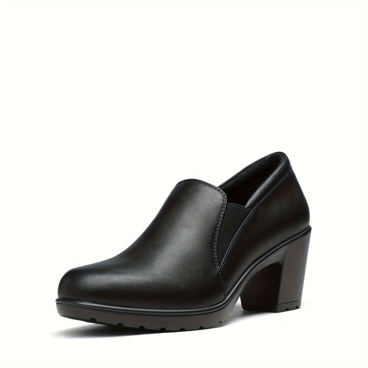 FONTAINE | Mocassins à Talon Bloc Confort Margot