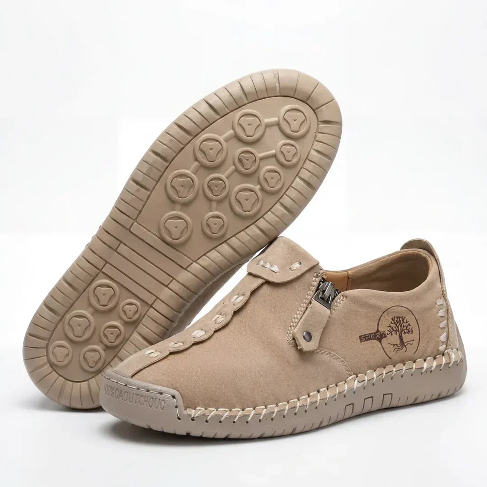 FONTAINE | Mocassins Orthopédiques Confort Zippés Élise