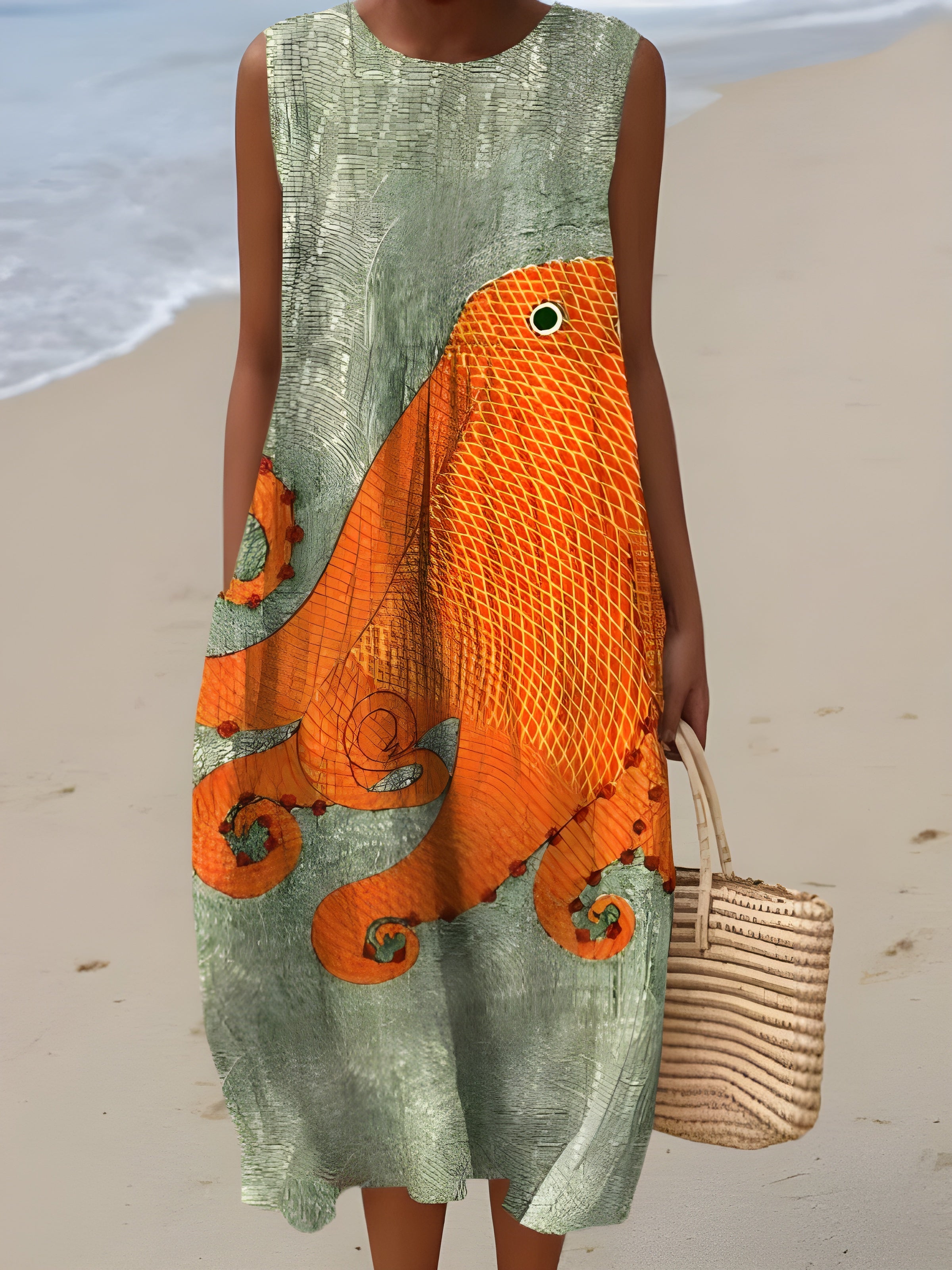 Tess™ Oceanic Midi Dress