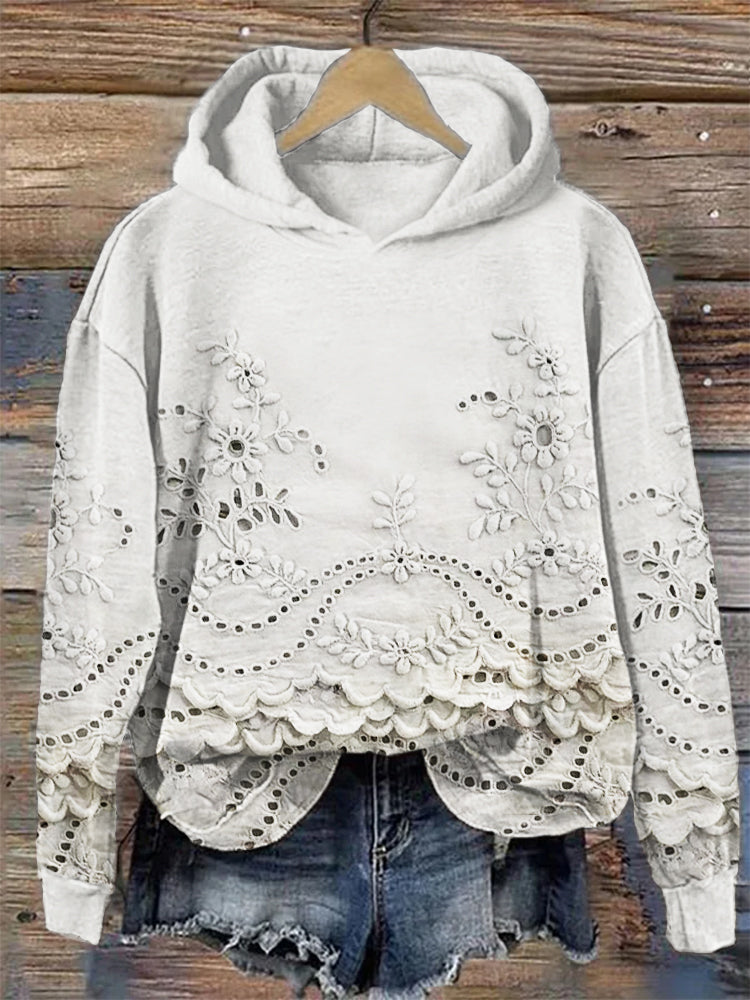 Emily™ Vintage Printed Hoodie