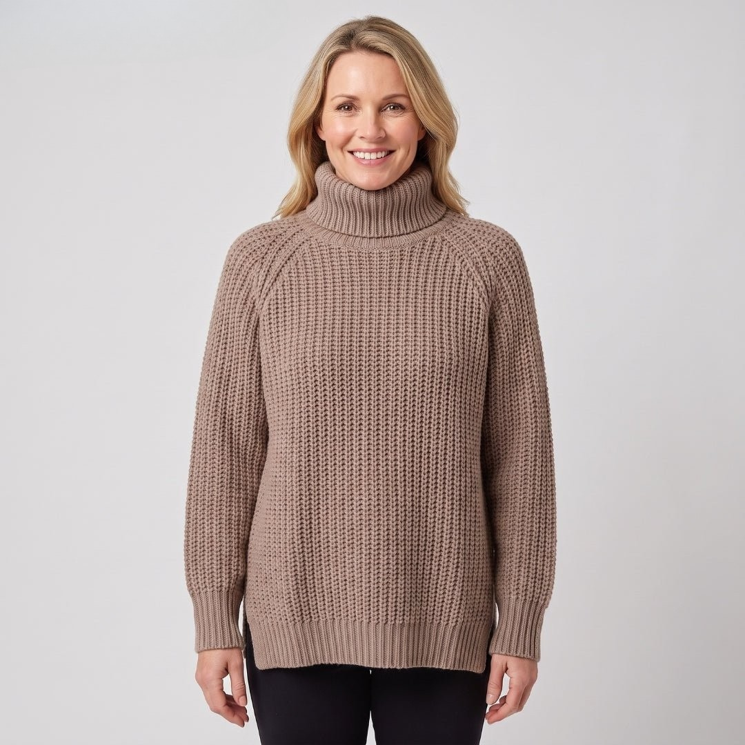 Emma™ Elegant Turtleneck Sweater