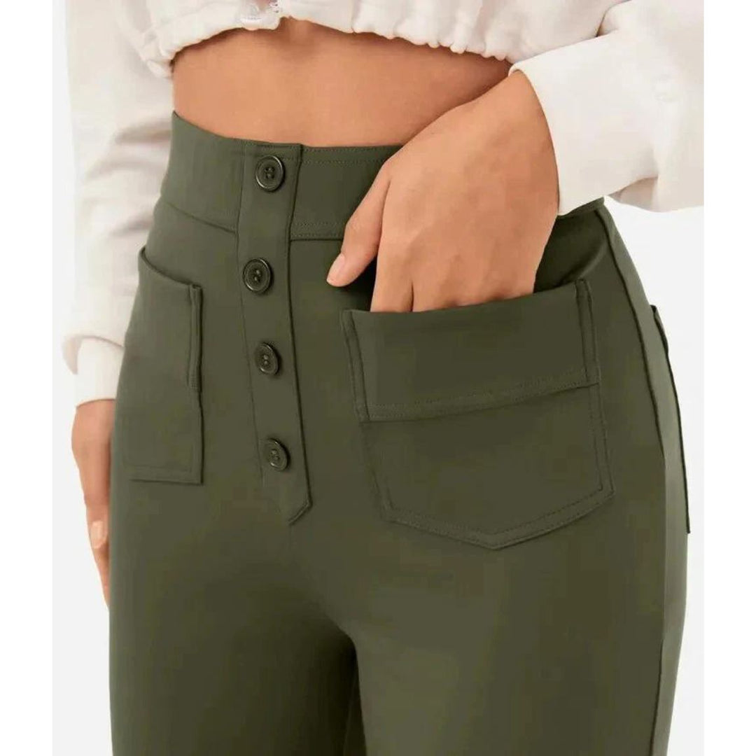 Fontaine™ | Adalee – Pantalon stretch taille haute flexible