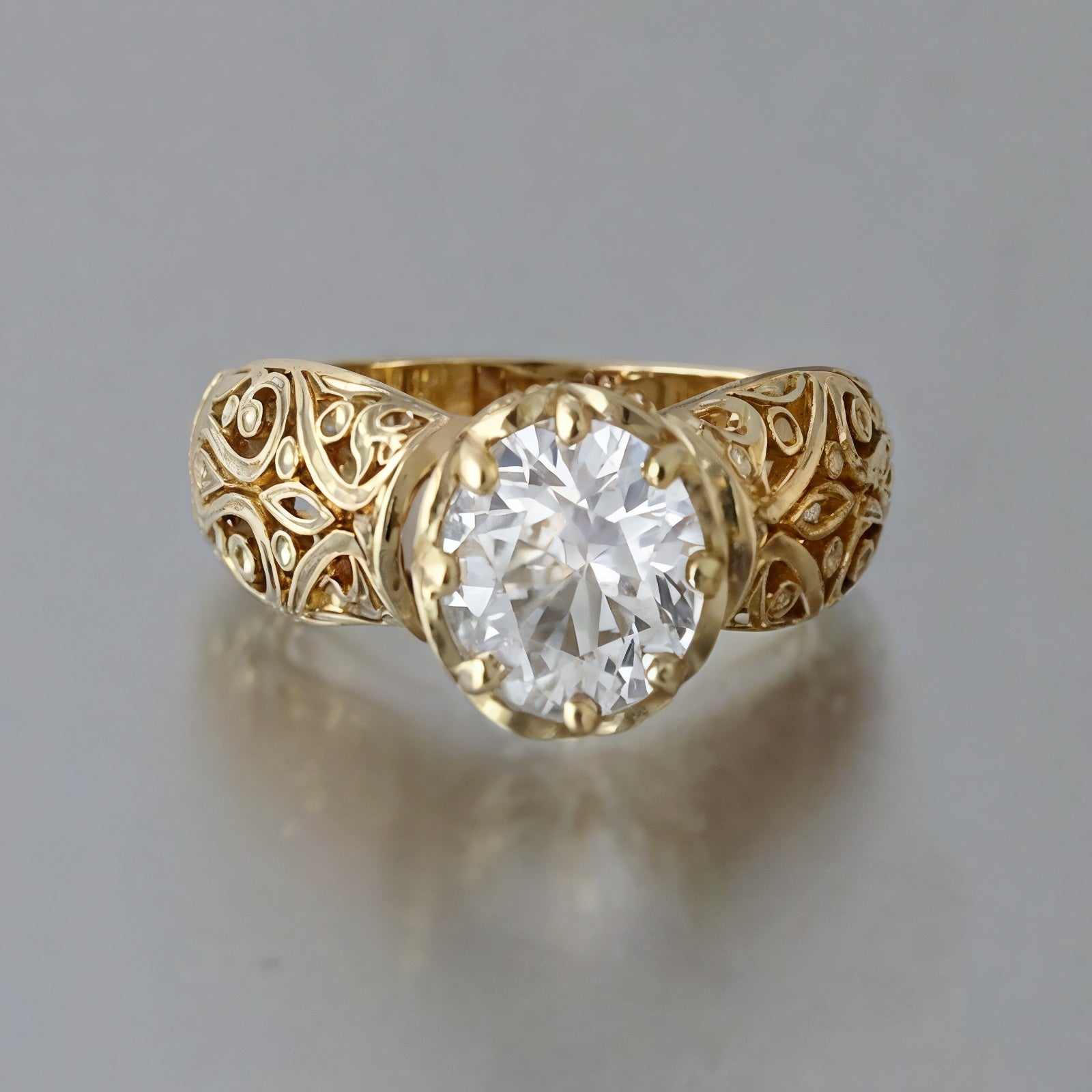 Frances™ Elegant White Zirconia Ring