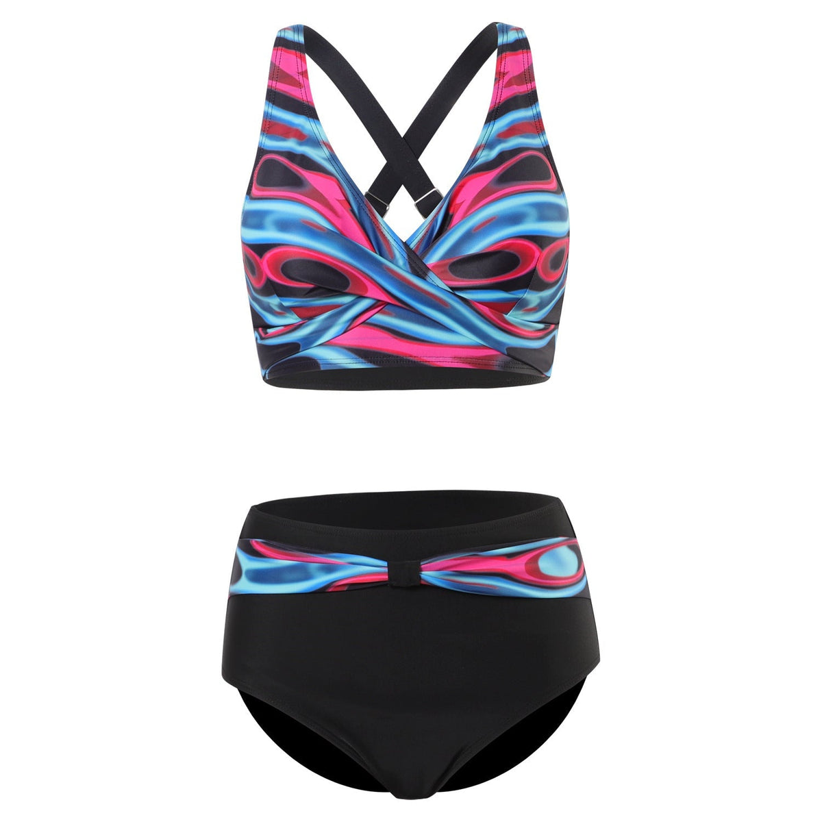 Fontaine™ | Nia – Bikini tendance à imprimé coloré avec haut de maintien
