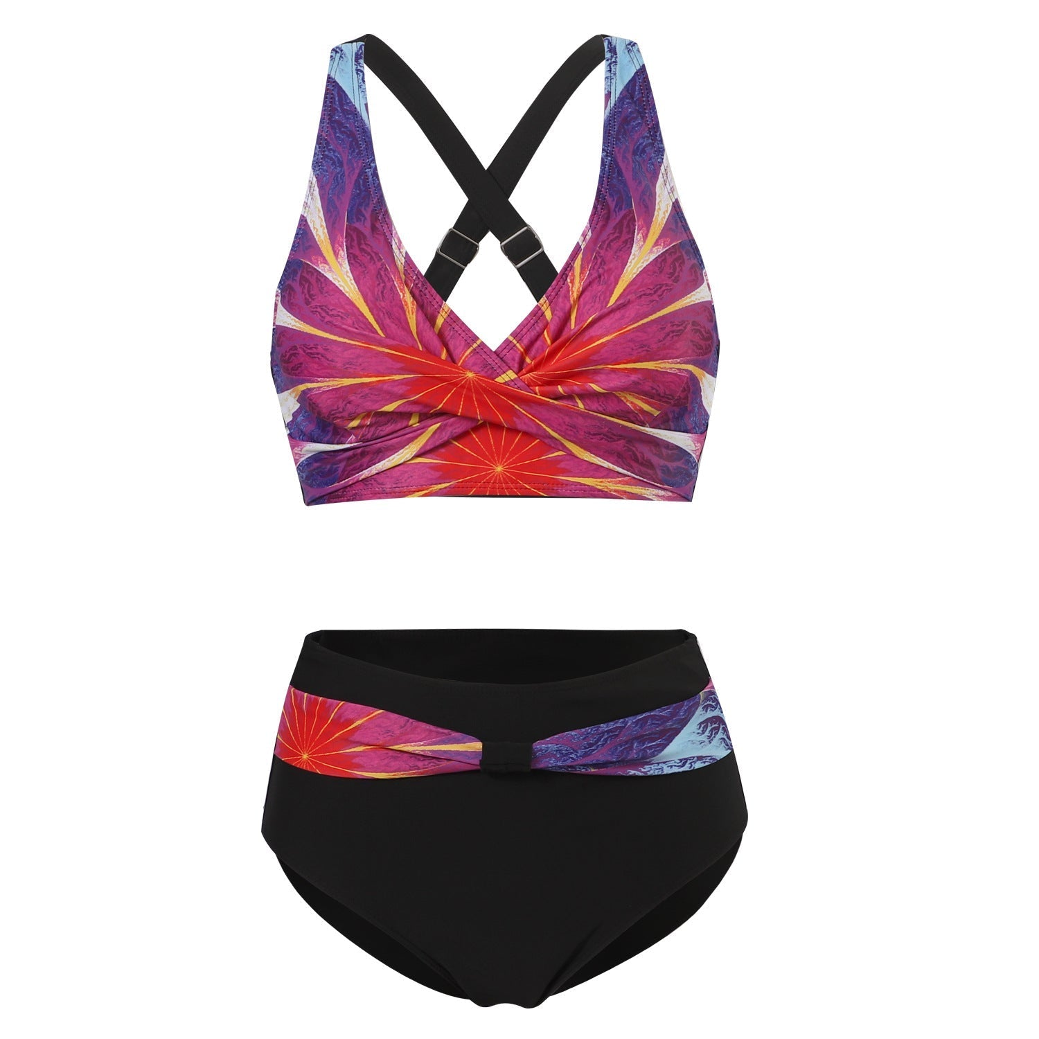 Fontaine™ | Nia – Bikini tendance à imprimé coloré avec haut de maintien