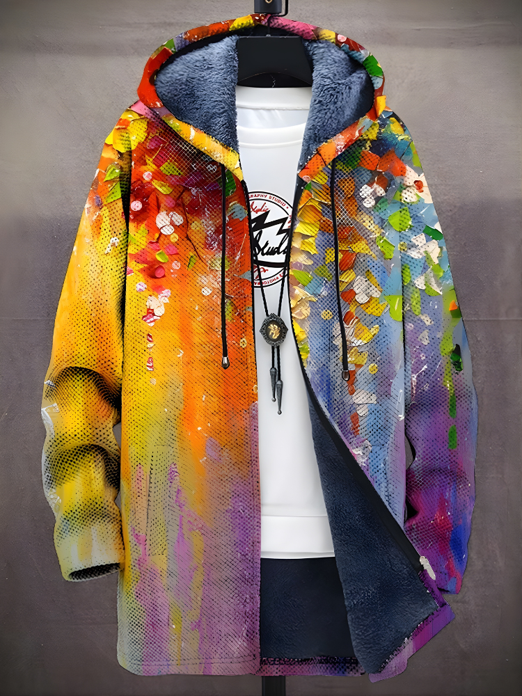 Olive™ - Luxurious Art-Inspired Zip-Up Hoodie