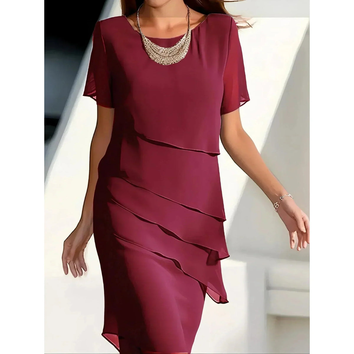 Nabila™ Flowy Tummy Covering Dress