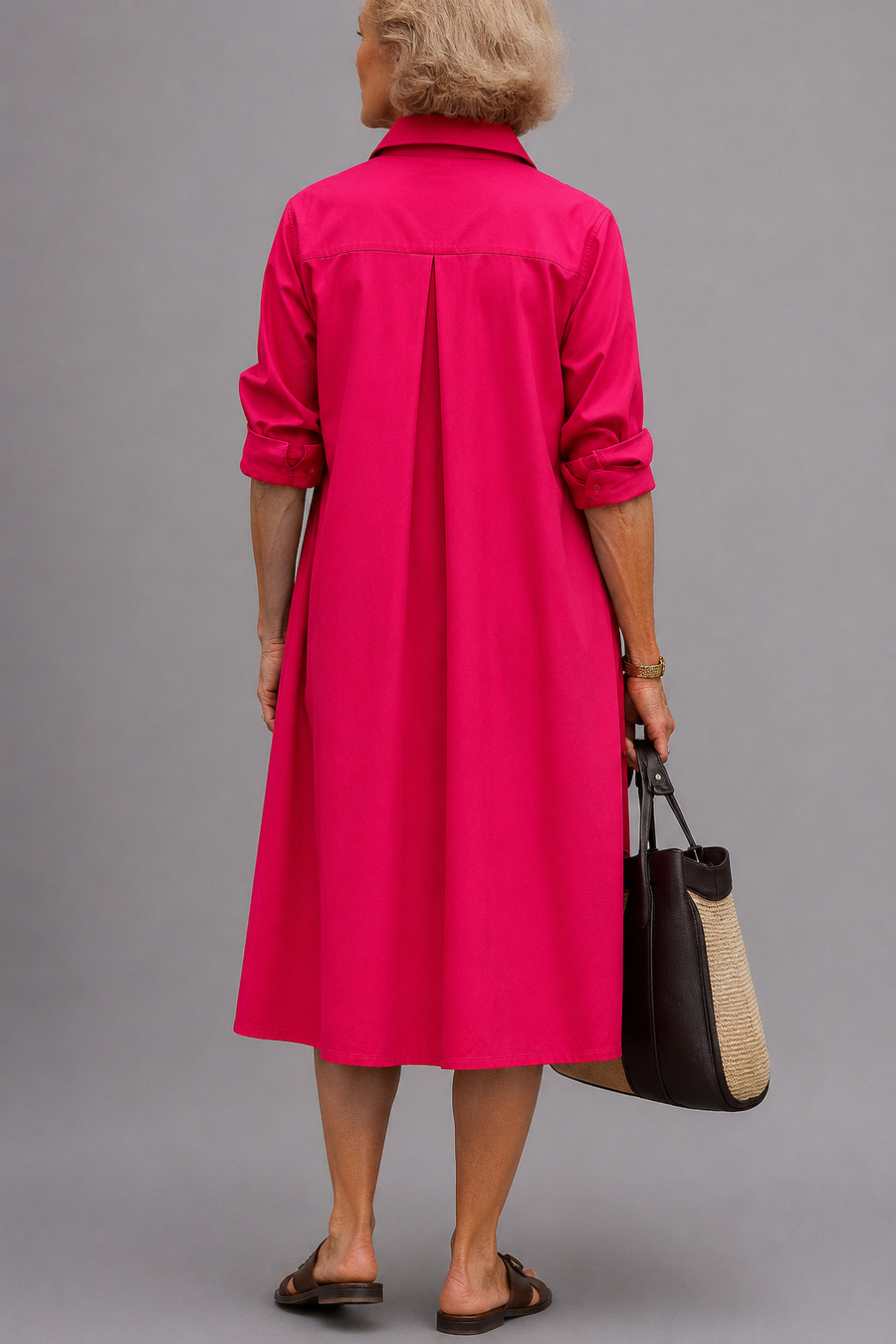 Fontaine™ | Wilma – Robe midi sophistiquée