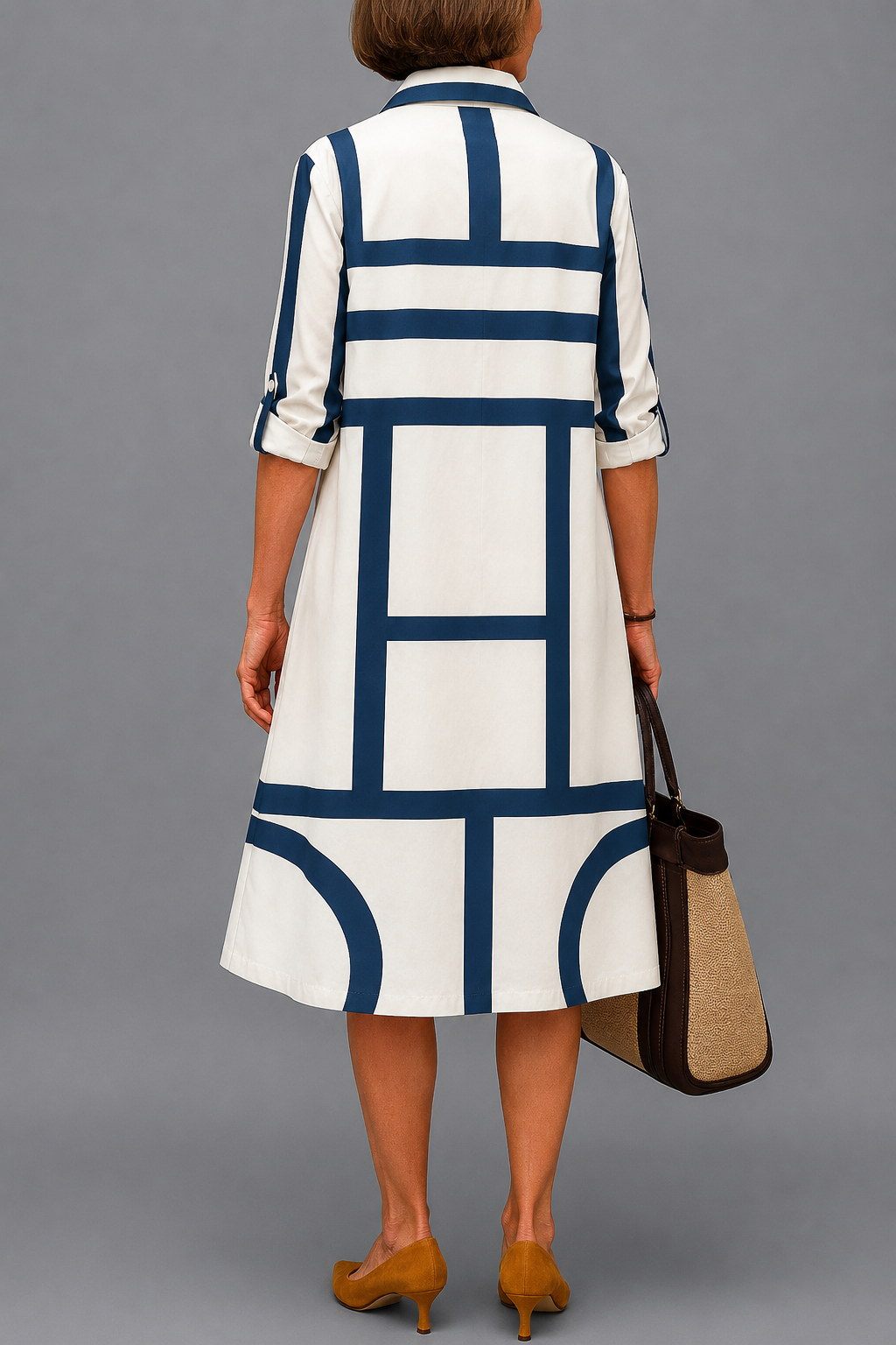 Fontaine™ | Sienna – Robe midi élégante
