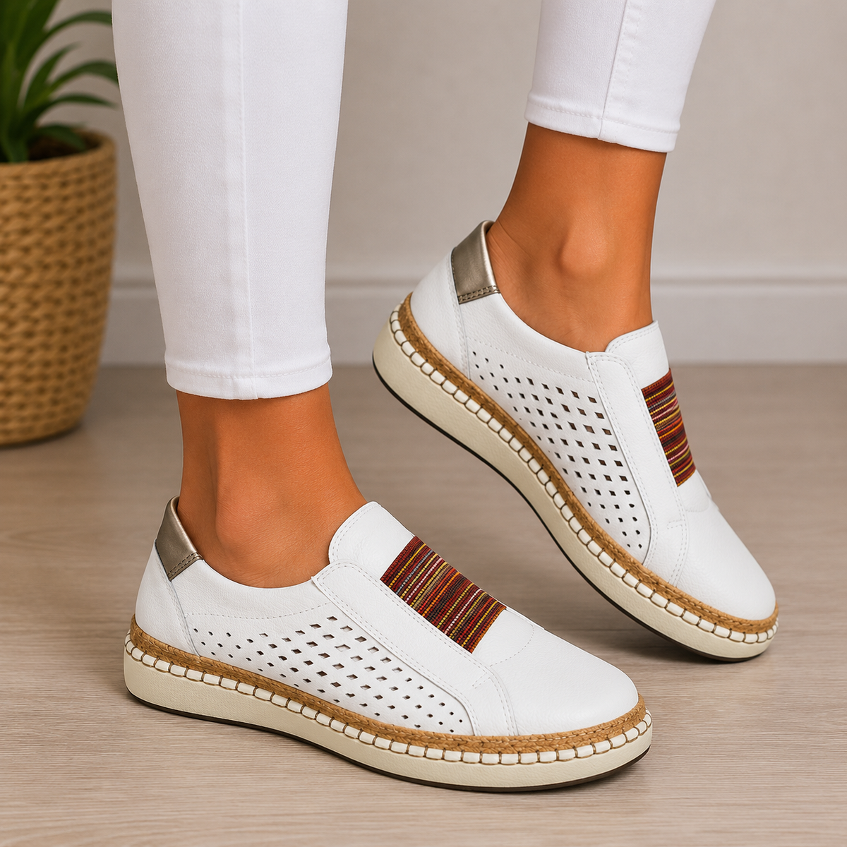 FONTAINE | Mocassins Confort Sans Lacets Sandrine