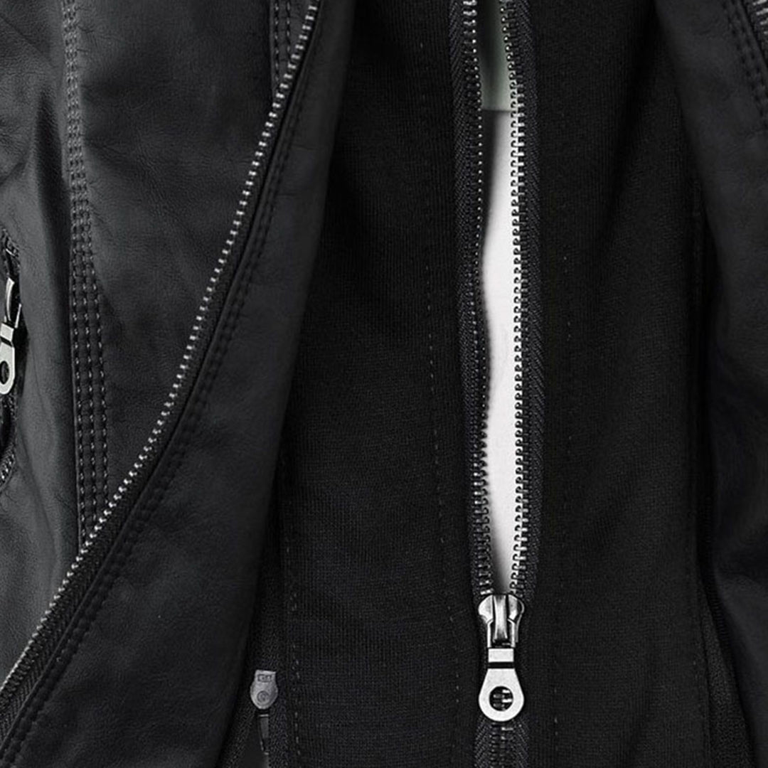 Olive™ - Waterproof Women's Leather Jacket with Hood