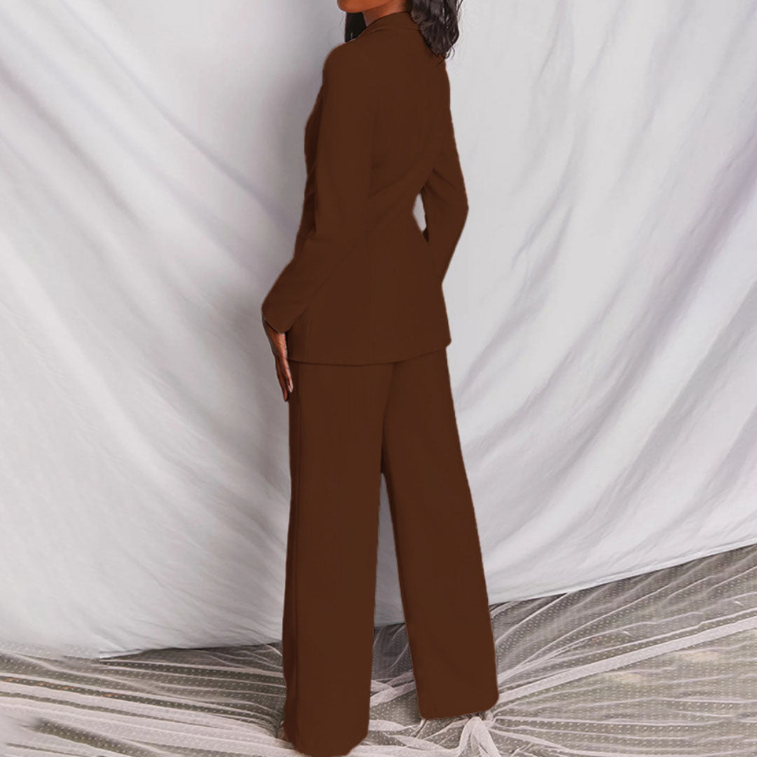Fontaine™ | Hayley – Ensemble tailleur blazer et pantalon chic