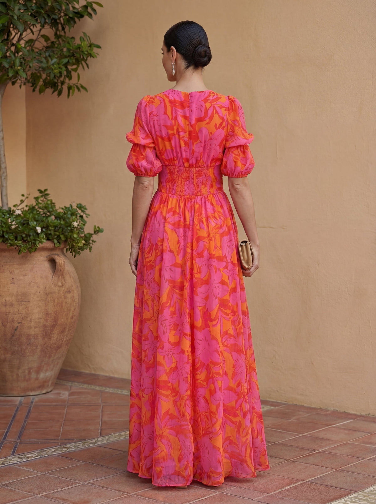 Élodie | Robe longue Fleur de Soleil