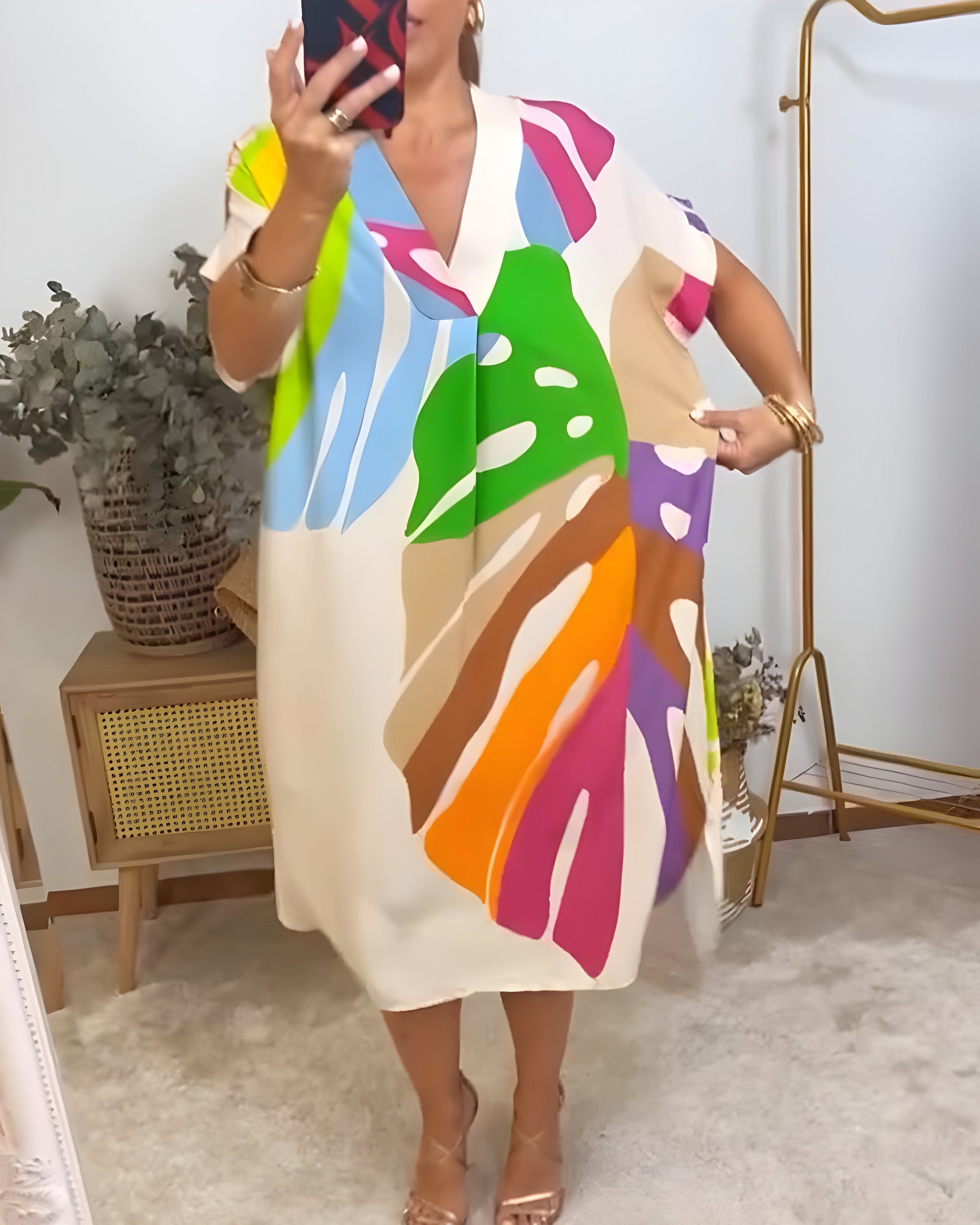 Fontaine™ | Rianna – Robe à imprimé abstrait