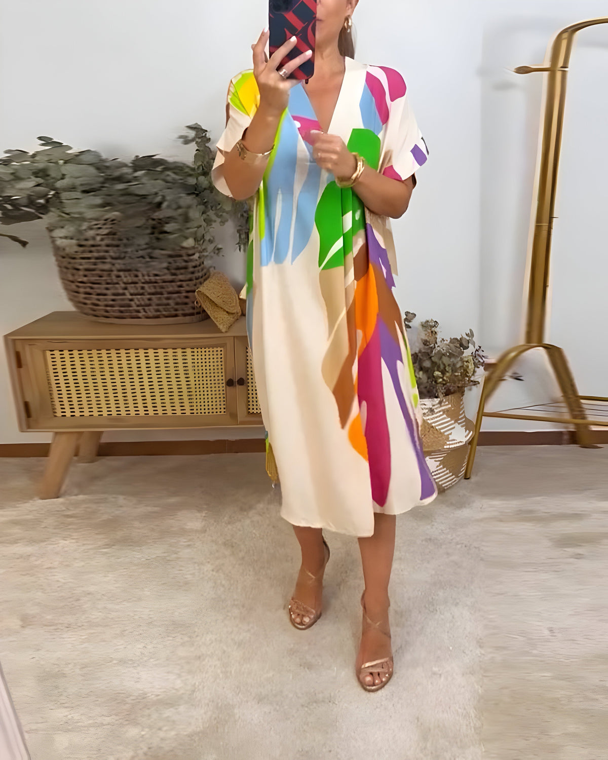 Fontaine™ | Rianna – Robe à imprimé abstrait