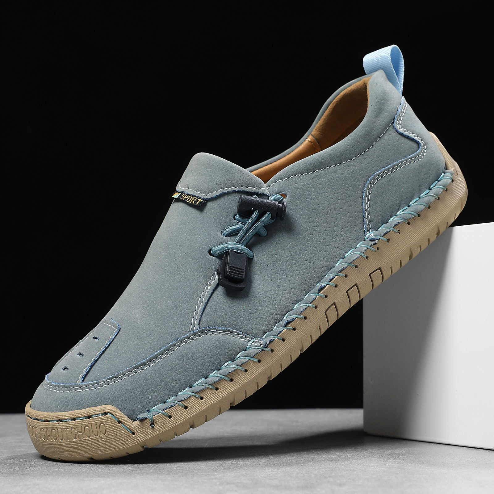 FONTAINE | Mocassins Confort Piqués Main Mathilde