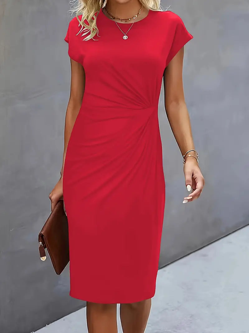 Mallory™ | Stylish Round Neck Dress
