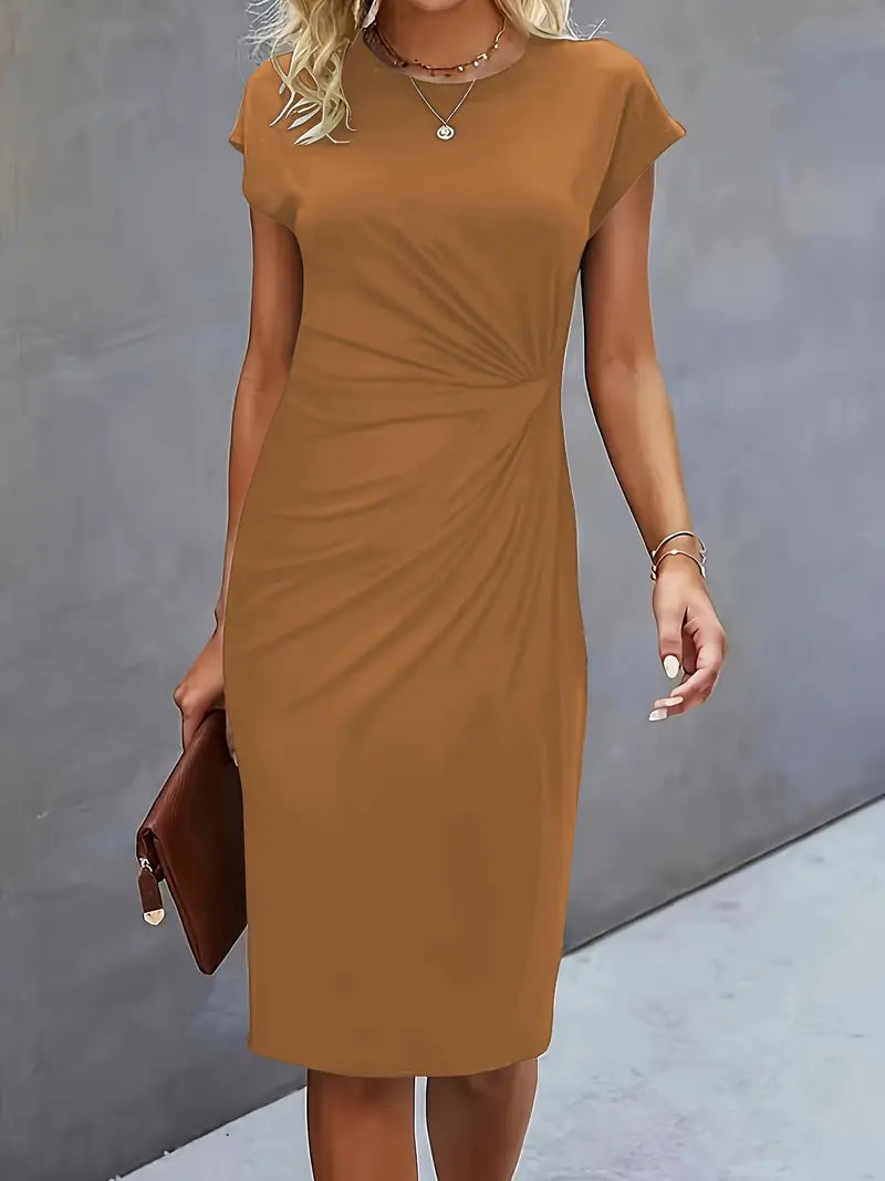 Mallory™ | Stylish Round Neck Dress