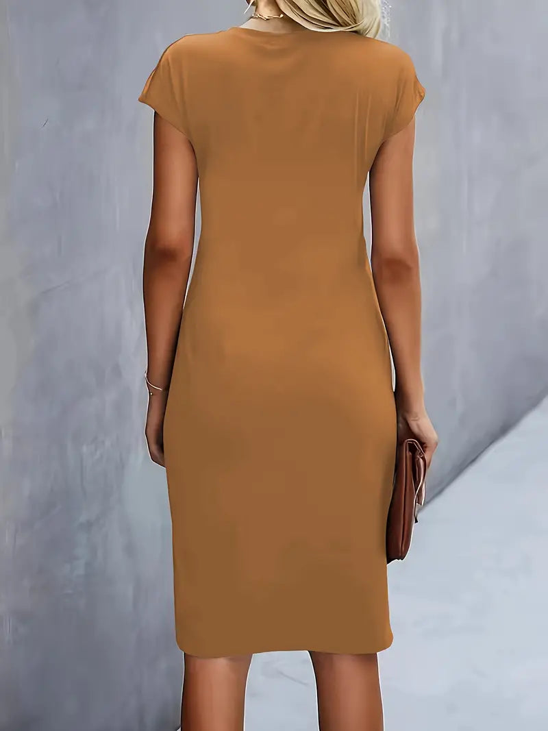 Mallory™ | Stylish Round Neck Dress
