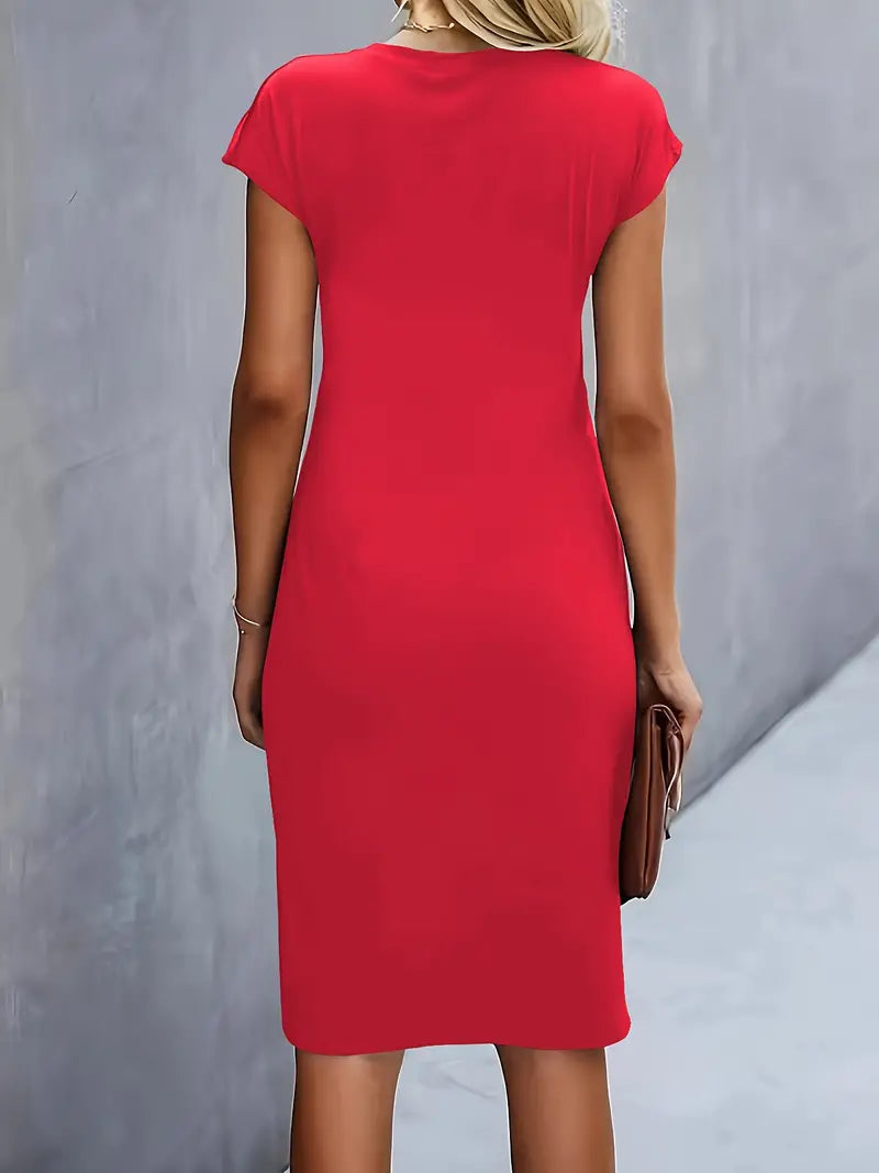 Mallory™ | Stylish Round Neck Dress